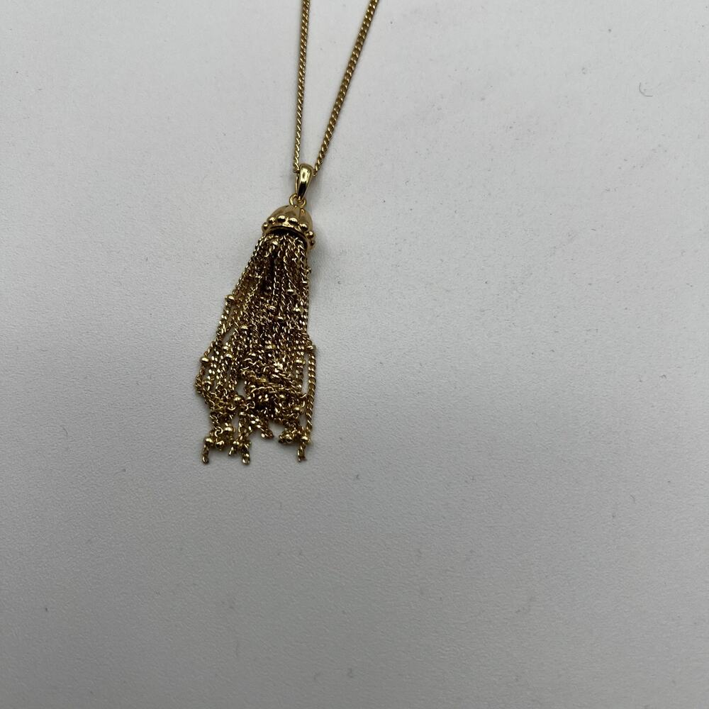 Francesca's NWT Gold‎ Metal Chain Tassel Pendant Necklace